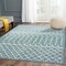 Homeroots 5 x 8 ft. Blue Array Indoor & Outdoor Area Rug 396235 - alternate 6